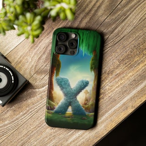 Initial X Slim Phone Cases | Christmas Gift | Gift for Mom | Gift for Her | Case for iPhone | Gift for Friend | Birthday Gift | Unique