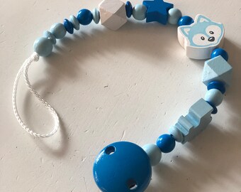 Catenella porta ciuccio “piccola volpe”