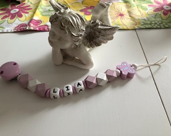 Catena porta ciuccio personalizzata