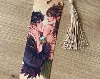 Bookmark THE CRUEL PRINCE Jude Duarte Cardan Greenbriar Bookart illustration print couples art prints gift