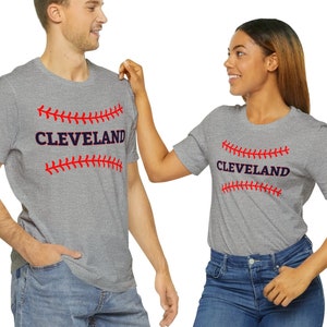 Cleveland Baseball Short Sleeve Soft Tshirt
