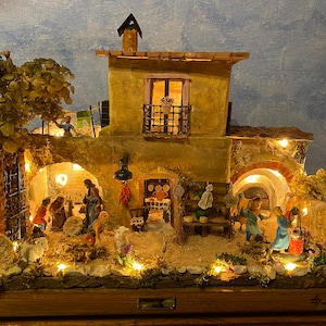 Nativity scene with nativity