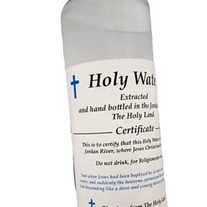 Authentic Holy Water From River Jordan, The Holy Land , Please read description