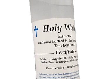 Holy Water From River Jordan, The Holy Land , Please read description