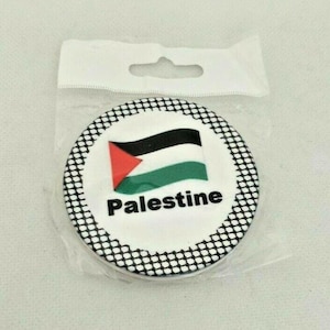 Palestinian Fridge Magnet Flag with Palestinian Pattern Ceramic Fridge Magnet Souvenir