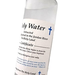 River Jordan Blessed Holy Water, The Holy Land , Please read description