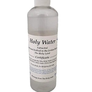 Baptismal Site Holy Water From River Jordan, The Holy Land , Please read description