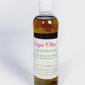 Jerusalem Blessed Holy Anointing Oil From The Holy Land ( large 250 ml bottle )