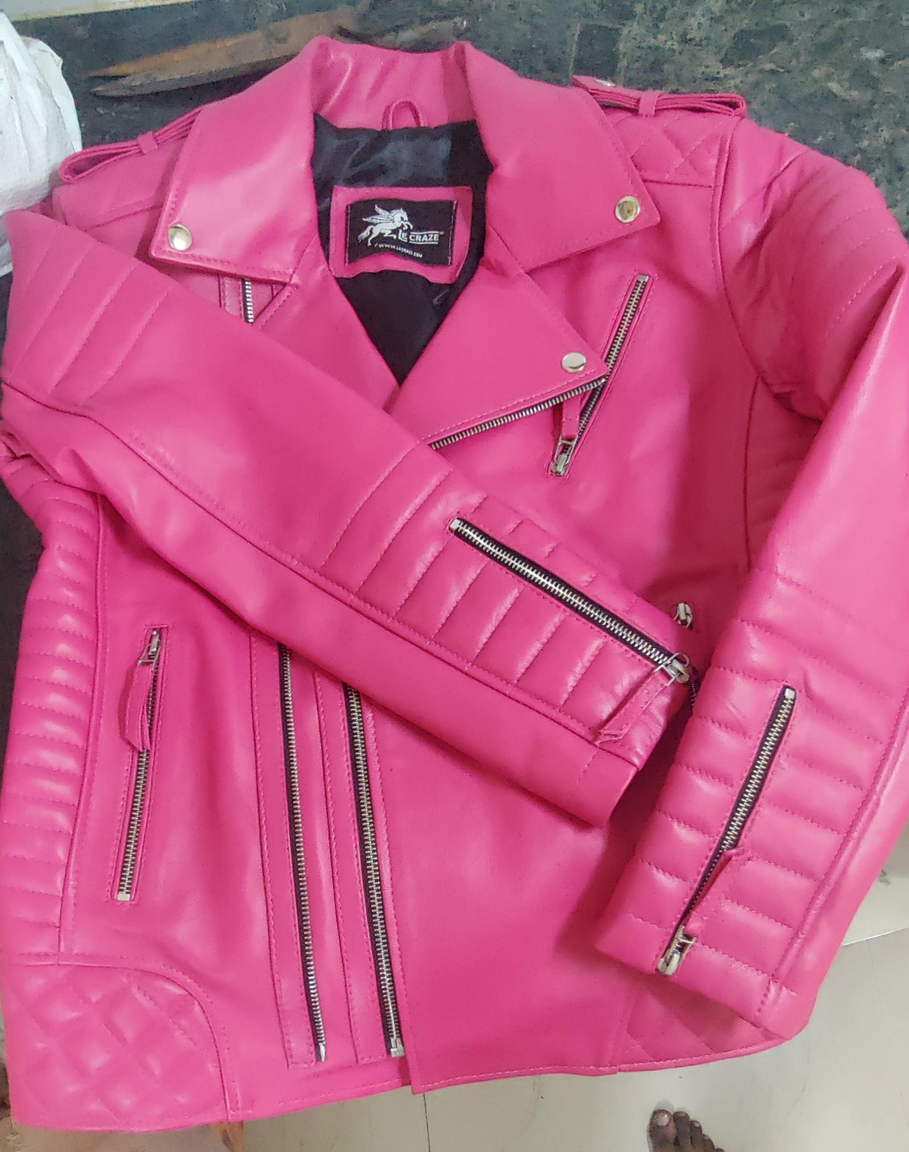 ジャケット・アウター 90s FRANCE-MADE Pink RAM Leather JKT Jackets & Coats | Beautiful Pink Leather Jacket | Poshmark