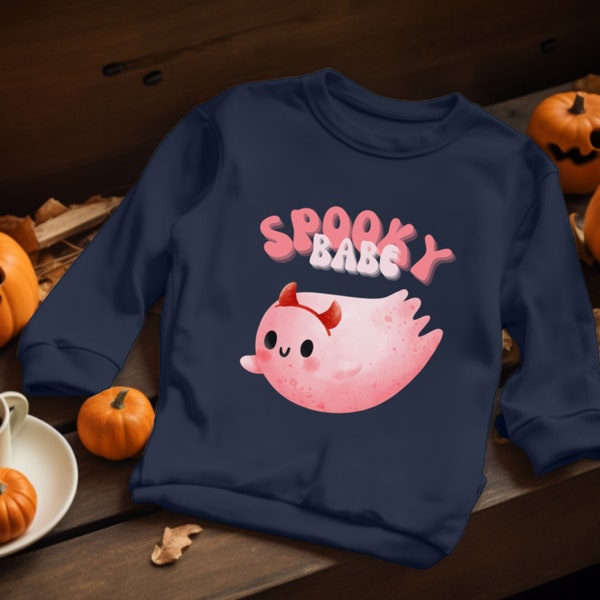 Mignon Spooky Babe Chemise Spooky Vibe Chemise Halloween Sweatshirt Cool Halloween Chemise Drôle Halloween Pull Spooky Halloween Cadeau Jumper