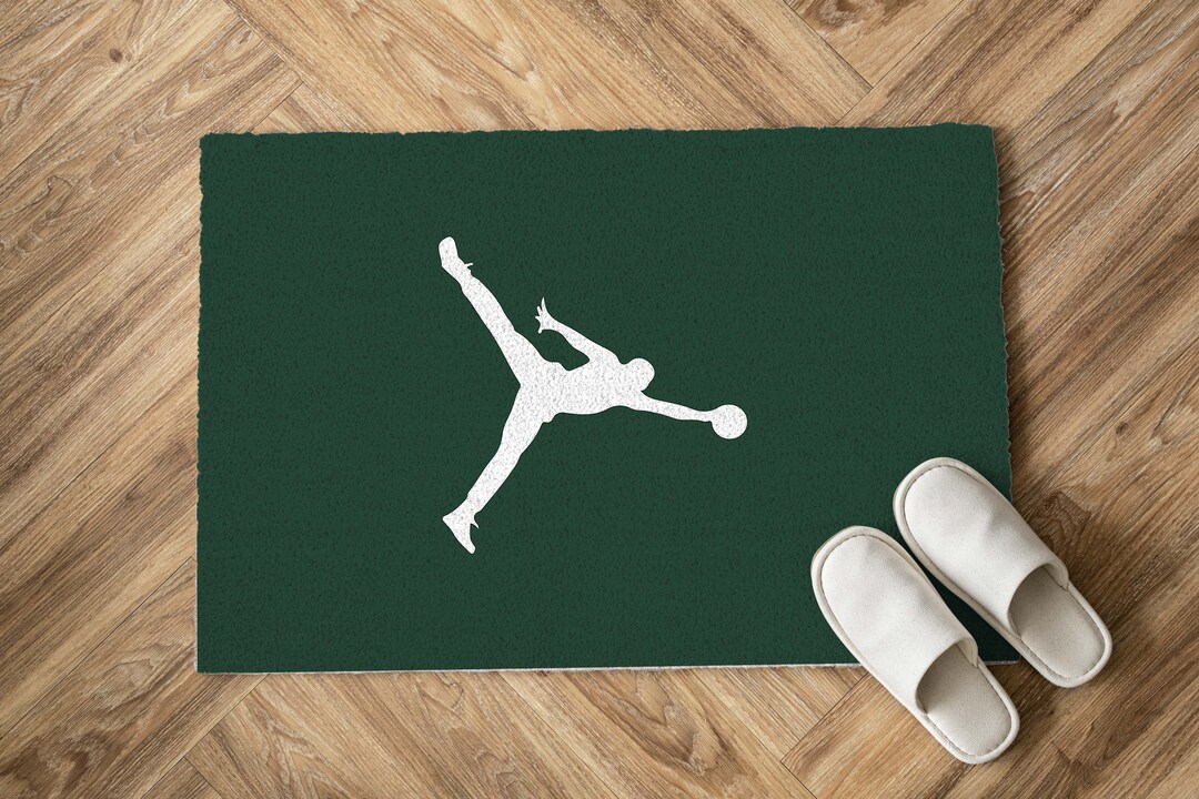 Green Jordan Rug Runner Michael Jordan Rug Mj Rug Nba Rug Etsy