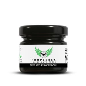 30g Jar - Properdex Himalayan Shilajit Resin | Pure, Sun-Dried, Rich in Fulvic Acid | Boosts Wellness & Vitality