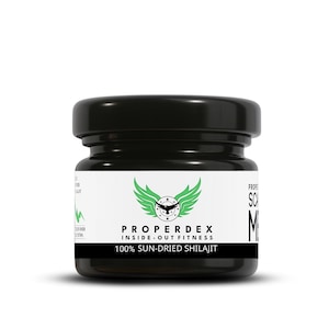 30g Organic Himalayan Shilajit Resin – Gold Grade, 100% Sun-Dried & Pure, Lab Tested, Glass Jar with Spoon, Ethically sourced at 18,000 ft