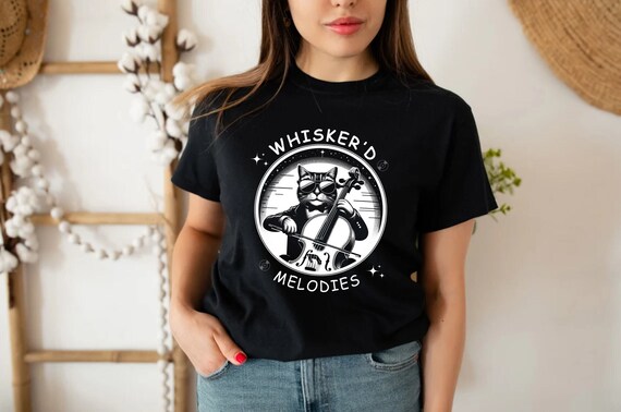 Cello Cat T-Shirt Meowsicians Cello Cat T-Shirt Meowsicians
