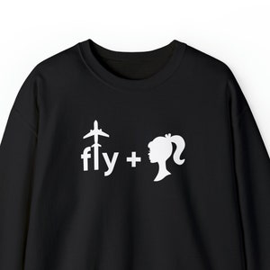 Flight Attendant Top Sweatshirt for Flygirls Travel lovers Sweatshirt Fly Girl Travelers Crewneck Sweatshirt Flight Crew Sweat Shirt