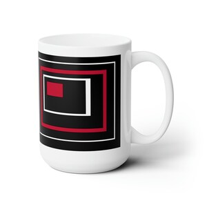 Mid Century Ceramic Mug Retro Design Coffee Mug Vintage Design Graphic Mug New Graphic Inspired by Vintage Designs Mug Cup