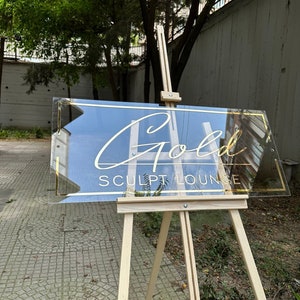 Custom Acrylic Sign, Business Logo Sign, Store Sign, Door Sign for Office, Custom Sign, 3D Logo, Acrylic Business Sign, Storefront Sign