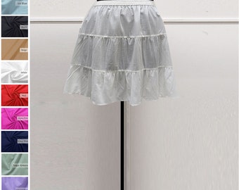 Girls Cotton Underskirt, Kids Half Slip, Girls Petticoat, Skirt, Gift For Children