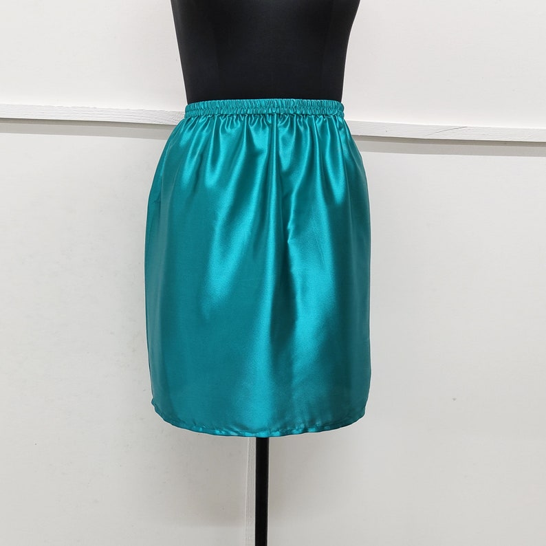 Satin Half Slip, Underskirt, Satin Petticoat, Dress Liner Lingerie XS
