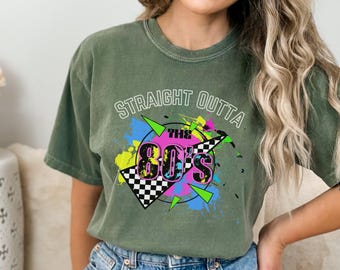 Retro 80s Birthday Shirt: Comfort Colors Vintage Tee