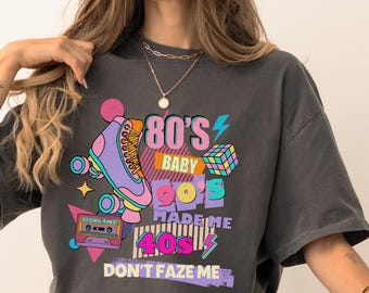 Retro 80s Birthday Shirt: Comfort Colors Vintage Tee