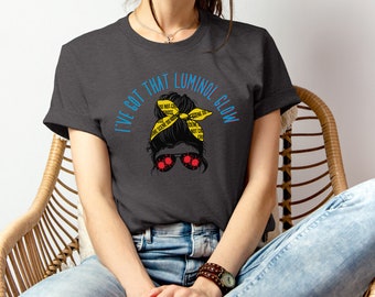 True Crime Luminol Glow Shirt: Forensic Science Gift