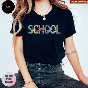 School Librarian Shirt: Teacher Back To School Gift