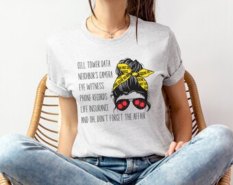 True Crime Junkie Shirt: Detective, Forensic Science Gift