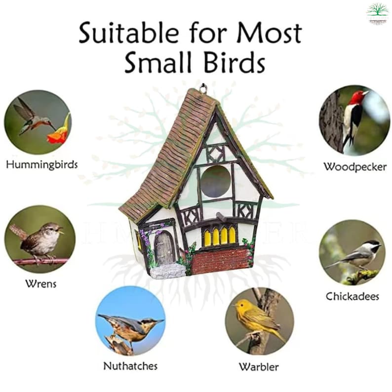 Premium Hanging Bird Houses for Outdoors Waterproof Etsy