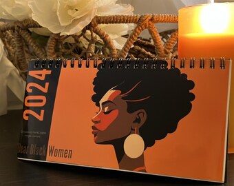 Dear Black Women 2024 Desktop Calendar