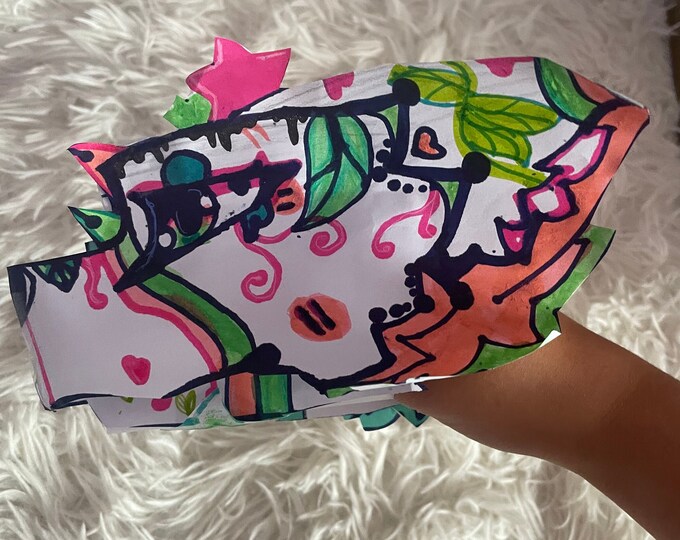 Moving Jaw Dragon Puppet for Kids 3 NOT WATER PROOF - Etsy