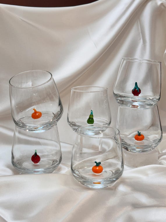 3 wine glass set with eyelashes The Wine Savant Crystal Set of 6 Grappa Glasses 3oz main image 0