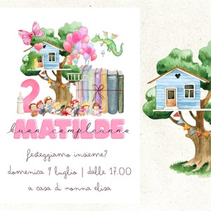 INVITO COMPLEANNO DIGITALE - invito personalizzato digitale - invito bambini - invito compleanno whatsapp e social - file digitale