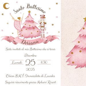 INVITO BATTESIMO DIGITALE - invito personalizzato digitale - invito natalizio - invito battesimo whatsapp e social - file digitale