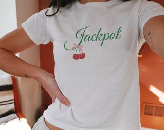 Coquette Shirt Y2K Baby Tee Women St Patricks Day Shirt Lucky Girl Baby Tee Lucky Girl Shirt Irish Crop Top Coquette Aesthetic Cherries
