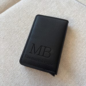 Geldbörse Männer personalisierbar | Clip Geldbeutel | Geldbeutel personalisiert| Portemonnaie personalisiert | Papa Geschenk  | Kunstleder
