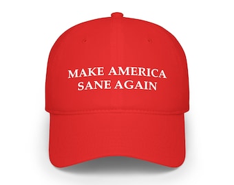 Make America Sane Again Baseball Cap, Political Activist Hat