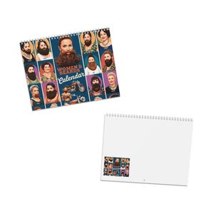 Biker Babes Beards Funny Calendar 2025 – Humorous Motorcycle Gift, Wall Planner, Unique Gag Gift for Biker Enthusiasts, 12-Month Calendar