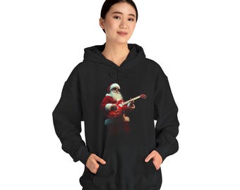 Sweat à capuche Père Noël à bascule, pull des fêtes de fin d'année