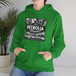 Petrolia Ontario Hoodie, Small Town Pride, Unisex Cozy Sweatshirt