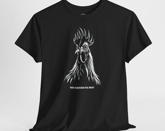 Clucked Up Bro Chicken T-Shirt, Funny Novelty Tee
