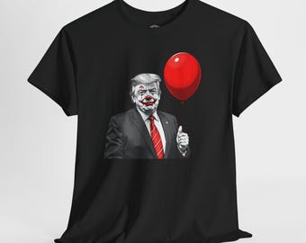 Political Clown T-Shirt – Funny Halloween Statement Tee