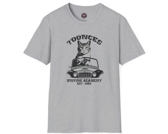 Toonces the Driving Cat T-Shirt, SNL Comedy Tee, 80s Retro Style