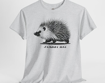 Funny Stabby Rat Porcupine Graphic Tee - Quirky Animal Shirt