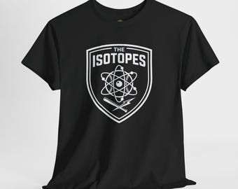 Baseball T-Shirt, Isotopes Team Logo Graphic Tee, Unisex Cotton