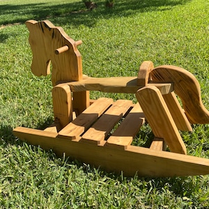 Wooden Rocking Horse