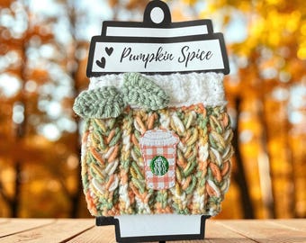 Funda para taza hecha a mano de otoño
