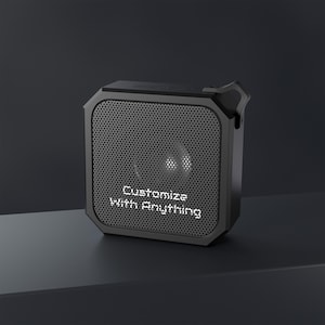 Customizable Outdoor Bluetooth Speaker for Adventurers, Portable Speaker, Outdoor Music, Gift for Hikers, Tailgating Speaker