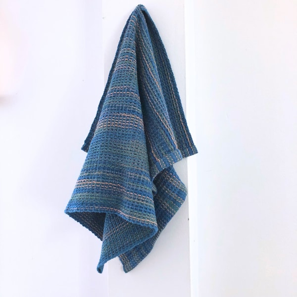 Waffle Knit Kitchen Towel | Woven Dishcloth | 100 % Cotton Hand Towel | Kitchen Decor |  Handwoven Towel