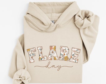 Flare Day Hoodie Sweatshirt, Floral Chronic Illness Shirt, Invisible Illness, Hidden Disability, Chronic Pain Shirt, Autoimmune Disease